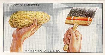 1936 Wills's Household Hints #6 Whitening a Ceiling Front