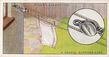 1936 Wills's Household Hints #7 A Useful Clothes-Line Front