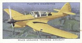 1938 Player's Aircraft of the Royal Air Force #48 Miles Unnamed Training Aircraft Front