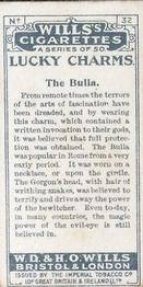 1923 Wills's Lucky Charms #32 The Bulla. Back