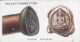1923 Wills's Lucky Charms #41 Food Charm. Front