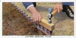 1938 Wills's Garden Hints #9 Laying Edging Tiles Front