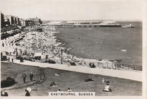 1938 Senior Service Holiday Haunts by the Sea #3 Eastbourne Front
