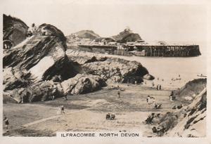 1938 Senior Service Holiday Haunts by the Sea #7 Ilfracombe Front