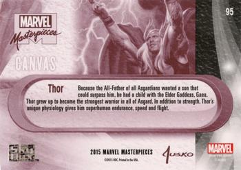 2016 Upper Deck Marvel Masterpieces #95 Thor Back