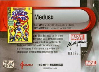 2016 Upper Deck Marvel Masterpieces #11 Medusa Back