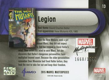 2016 Upper Deck Marvel Masterpieces #13 Legion Back