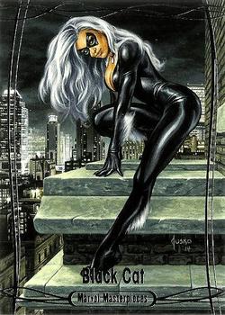 2016 Upper Deck Marvel Masterpieces #33 Black Cat Front