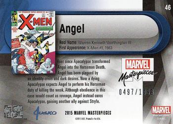 2016 Upper Deck Marvel Masterpieces #46 Angel Back