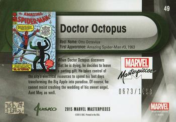 2016 Upper Deck Marvel Masterpieces #49 Doctor Octopus Back