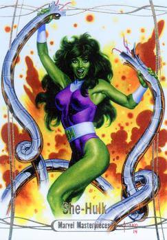 2016 Upper Deck Marvel Masterpieces #76 She-Hulk Front
