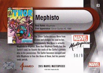 2016 Upper Deck Marvel Masterpieces #83 Mephisto Back
