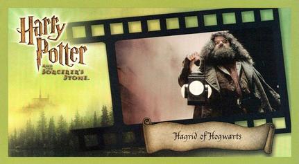 2001 Wizards Harry Potter and the Sorcerer's Stone - Holofoil #14 Hagrid of Hogwarts Front
