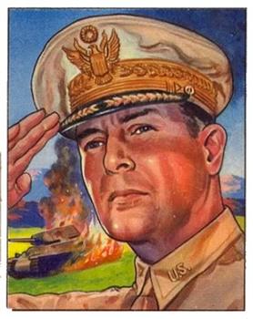 1951 Bowman (Fight the) Red Menace (R701-12) #2 MacArthur Heads UN Forces Front