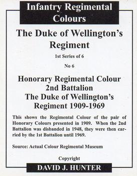 2006 Regimental Colours : The Duke of Wellington's Regiment (West Riding) 1st series #6 Honorary Regimental Colour 2nd Battalion Back
