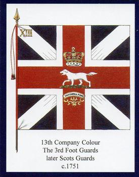 2009 Regimental Colours : Scots Guards 3rd Series #1 13th Company Colour 3rd Foot Guards c.1751 Front