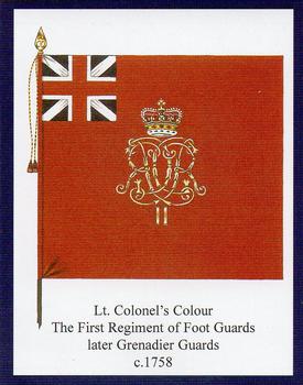 2009 Regimental Colours : Grenadier Guards 3rd Series #2 Lt. Colonel's Colour First Foot Guards c.1758 Front