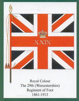 2007 Regimental Colours : The Worcestershire Regiment 2nd Series #2 Royal Colour 29th Foot 1861-1913 Front