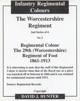 2007 Regimental Colours : The Worcestershire Regiment 2nd Series #3 Regimental Colour 29th Foot 1861-1913 Back