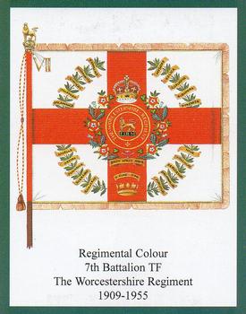 2007 Regimental Colours : The Worcestershire Regiment 2nd Series #5 Regimental Colour 7th Battalion TF 1909-1955 Front