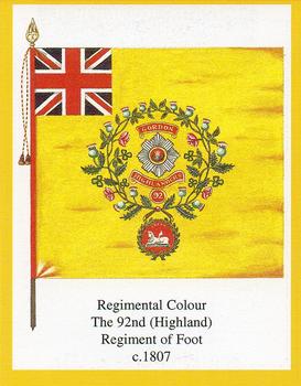 2004 Regimental Colours : The Gordon Highlanders 1st Series #2 Regimental Colour 92nd Highlanders c.1807 Front