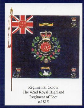 2006 Regimental Colours : The Black Watch (Royal Highland Regiment) 1st Series #4 Regimental Colour 42nd Foot c.1815 Front