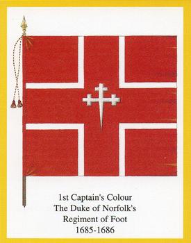 2004 Regimental Colours : The Suffolk Regiment #2 1st Captain's Colour 1685-1686 Front