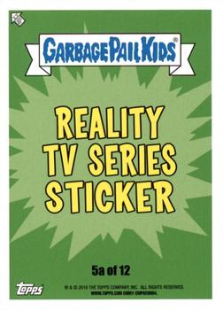 2016 Topps Garbage Pail Kids Prime Slime Trashy TV #5a The Biggest Louise R. Back