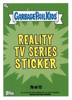 2016 Topps Garbage Pail Kids Prime Slime Trashy TV #7b Mucus Mike Back