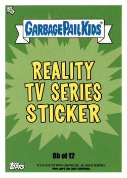 2016 Topps Garbage Pail Kids Prime Slime Trashy TV #8b Messed-up McKenzie Back