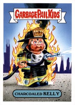 2016 Topps Garbage Pail Kids Prime Slime Trashy TV #2a Charcoaled Kelly Front