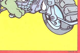 1990 Topps Ireland Ltd Teenage Mutant Hero Turtles - Stickers #11 We're Out to Battle the Forces of Evil... Back