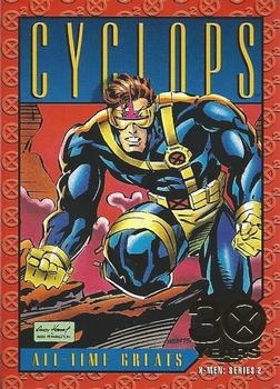 1993 SkyBox X-Men Series 2 - Gold Foil #G-2 Cyclops Front