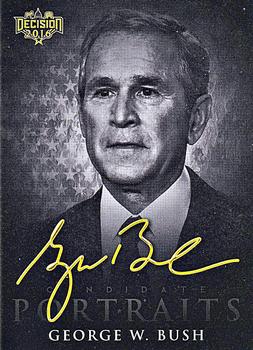 2016 Decision 2016 - Candidate Portraits Black & White #CP8 George W. Bush Front
