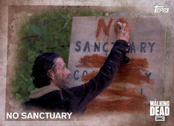 2016 Topps The Walking Dead Season 5 #6 No Sanctuary Front