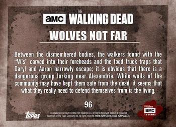 2016 Topps The Walking Dead Season 5 #96 Wolves Not Far Back