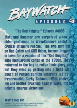 1995 Sports Time Baywatch #65 The Red Nights Back