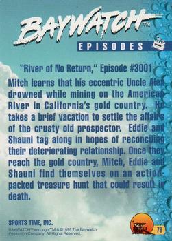 1995 Sports Time Baywatch #78 River of No Return Back