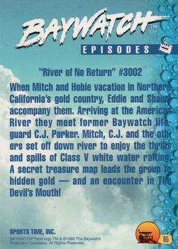 1995 Sports Time Baywatch #95 River of No Return Back