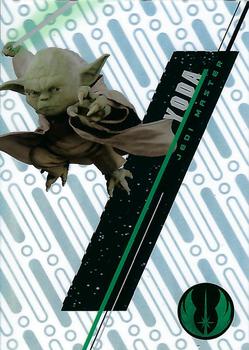 2016 Topps High Tek Star Wars #SW-3 Yoda Front