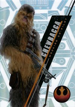 2016 Topps High Tek Star Wars #SW-88 Chewbacca Front