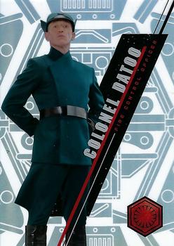2016 Topps High Tek Star Wars #SW-103 Colonel Datoo Front