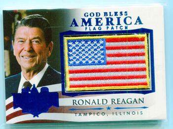 2016 Decision 2016 - God Bless America Flags Blue #GBA36 Ronald Reagan Front