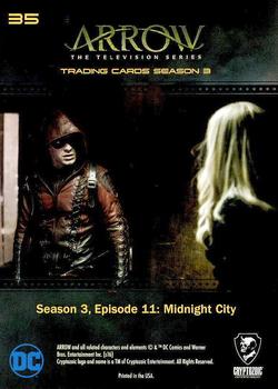 2017 Cryptozoic Arrow Season 3 #35 Episode 11: Midnight City Back