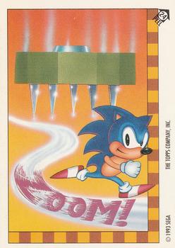 1993 Topps Sonic the Hedgehog - Stickers #24 Tails is a loveable four year old Front