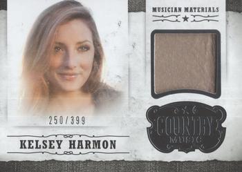 2014 Panini Country Music - Musician Materials Silver #M-KH Kelsey Harmon Front