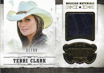 2014 Panini Country Music - Musician Materials Gold #M-TC Terri Clark Front
