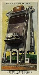 1938 Wills's Railway Equipment #6 Modern Locomotive Coaling Plant Front