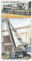 1938 Wills's Railway Equipment #11 Steam Breakdown Crane Front