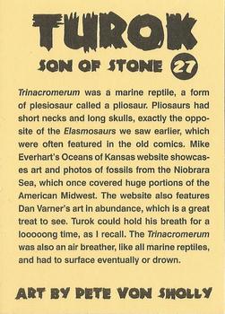 2009 Turok Son of Stone #27 Trinacromerum Back